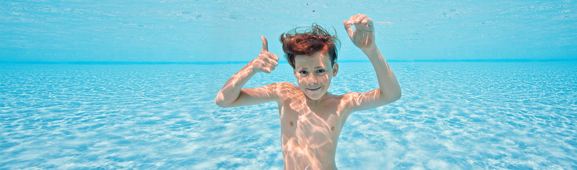 concept chlor in piscine